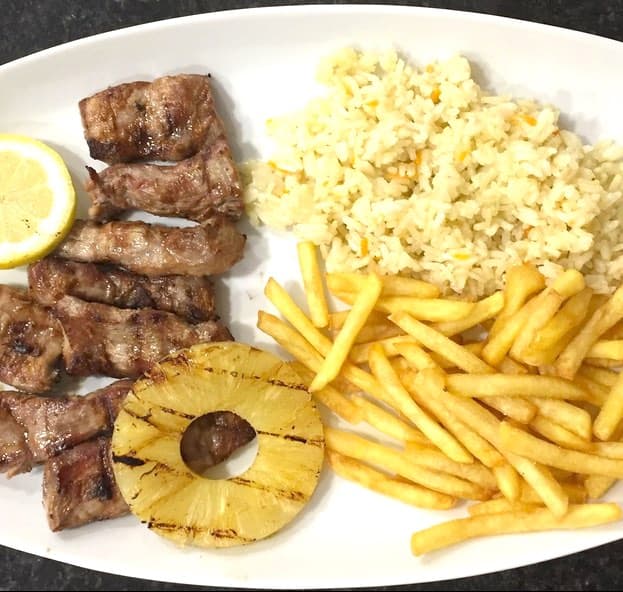 Lagartinhos de Porco Preto Grelhado