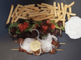 Suvlaki porco (espetada)